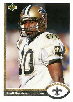 Brett Perriman New Orleans Saints 1991 Upper Deck NFL #58